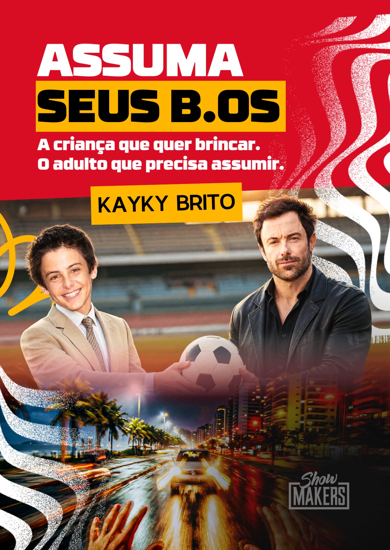 Pôster da palestra de Kayky Brito